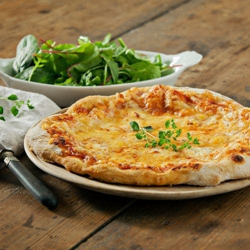 Pizza med fire oster