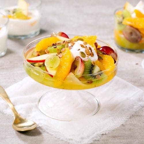 Fruktsalat med yoghurt