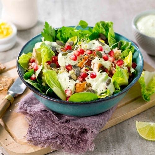 Kyllingsalat med quinoa og avokado