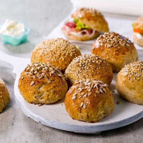 Grove matpakkerundstykker