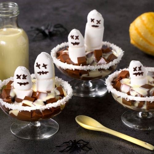 Spooky sjokoladepudding