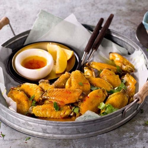 Kyllingvinger med safran