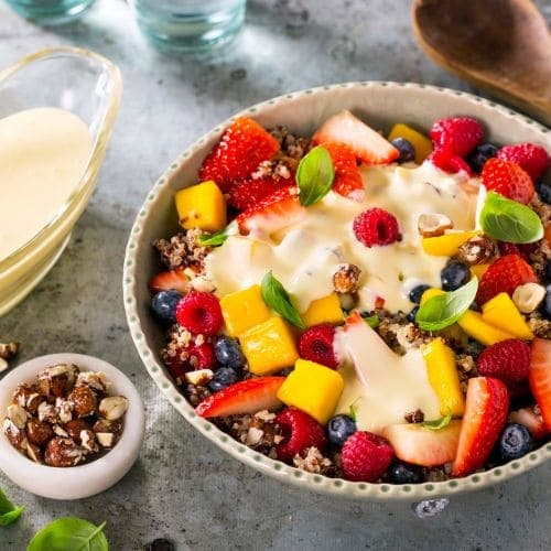 Fruktsalat med quinoa