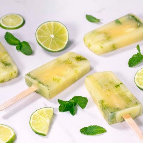 Pinneis med eplejuice og lime