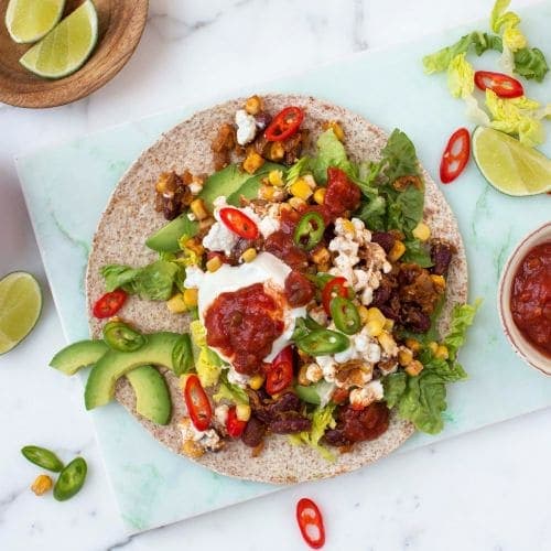 Cottage cheese-taco