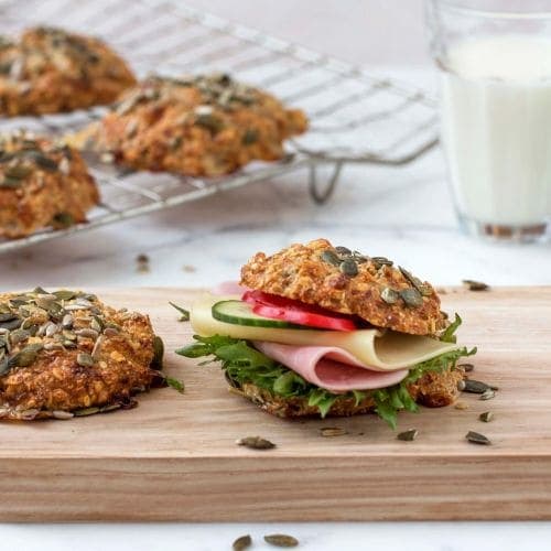 Protein-scones med cottage cheese