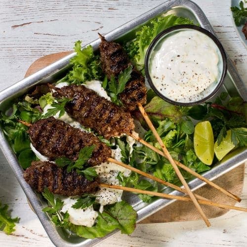 Kebab med tzatziki