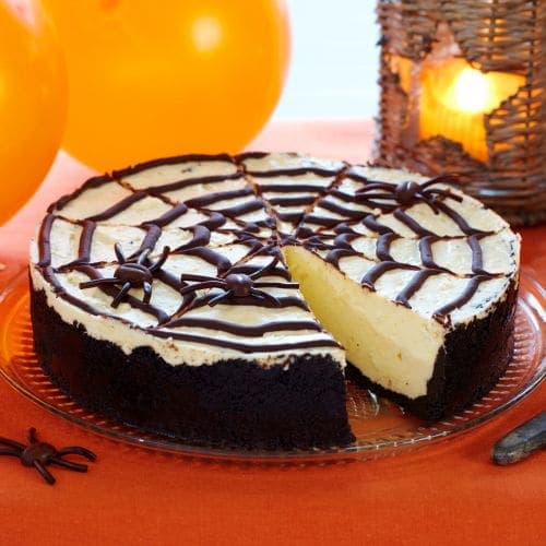 Skremmende god ostekake til Halloween