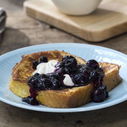 Arme riddere med blåbær