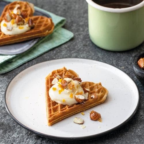 Gulrotkakevafler fra Kokkelandslaget