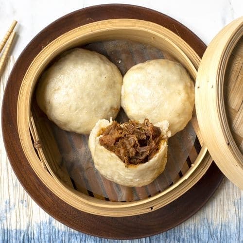 Char siu bao – dampede buns med bbq-kjøtt