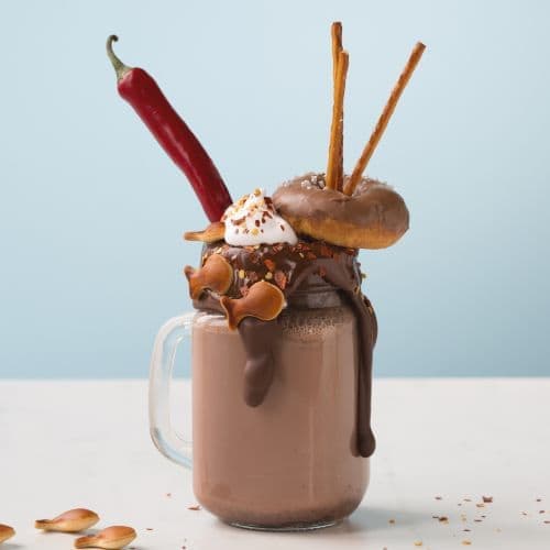 Sjokolademilkshake med chili