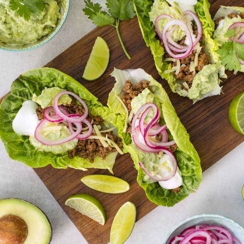 Grønnere taco med kremet guacamole