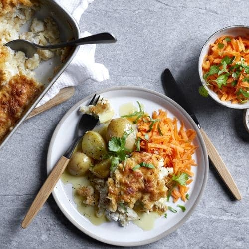 Hjemmelaget fiskegrateng