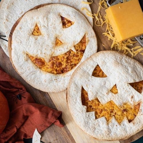 Halloween quesadilla