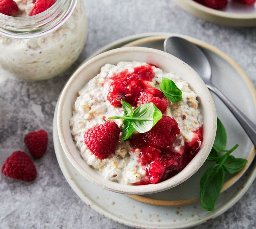 Kjøleskapsgrøt med Cottage Cheese
