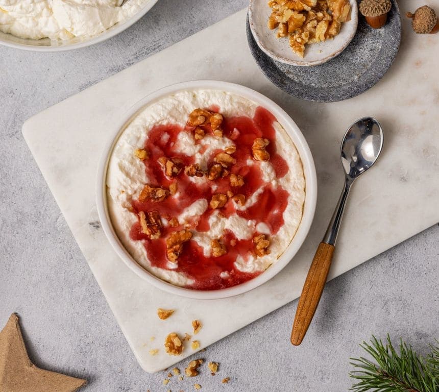 "Riskrem" med Cottage Cheese