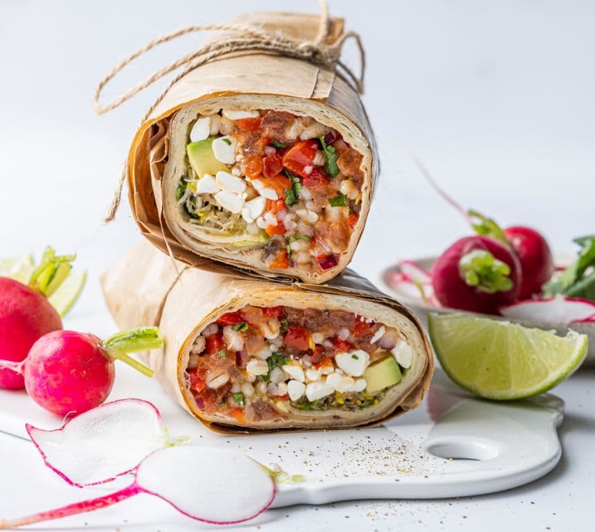 Wrap med cottage cheese