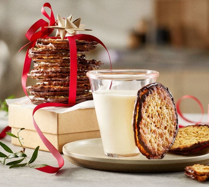 Havreflarn med sjokolade