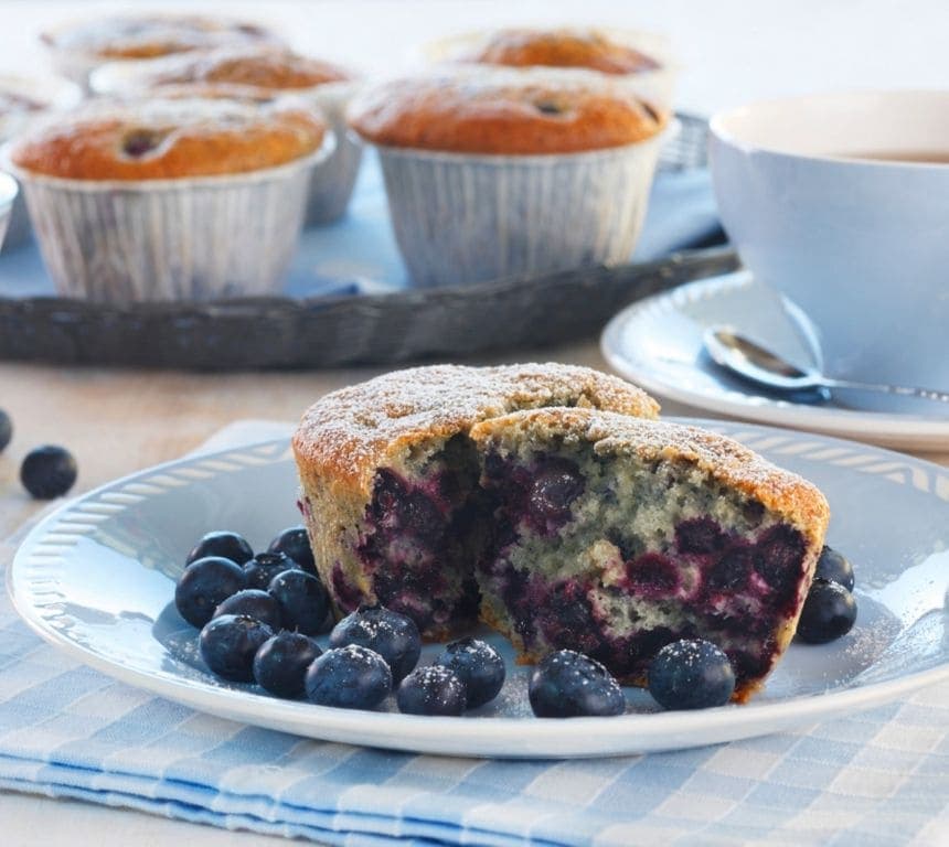 Blåbærmuffins
