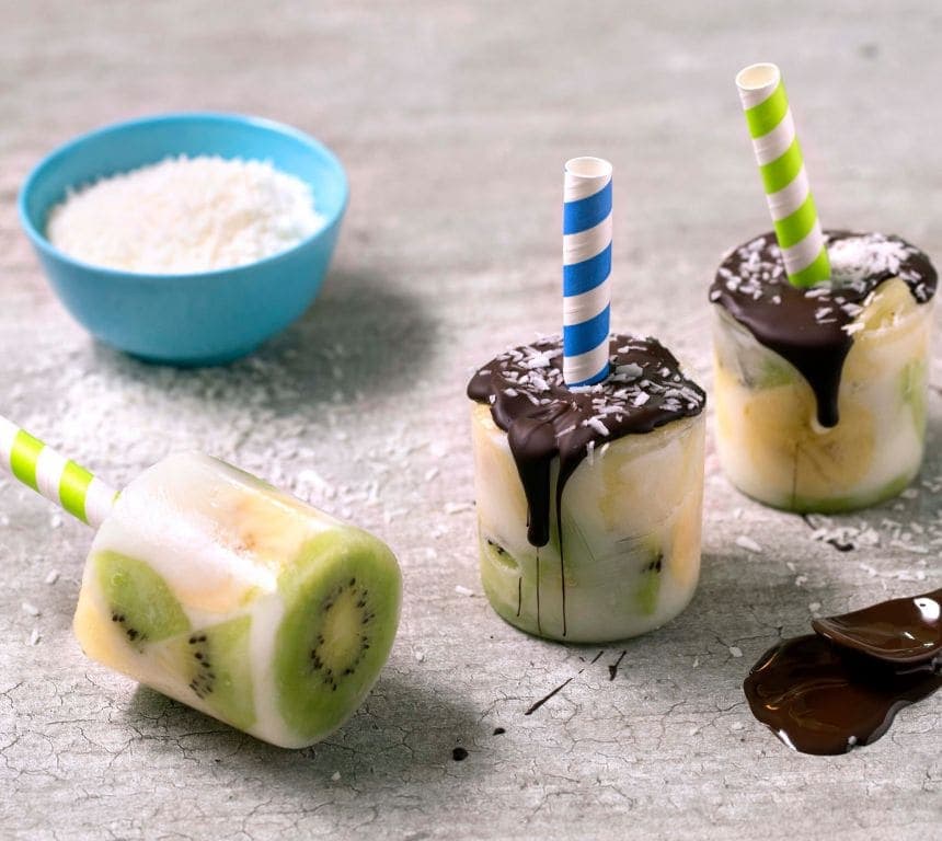 Ispinner med Biola®, sjokolade og kokos