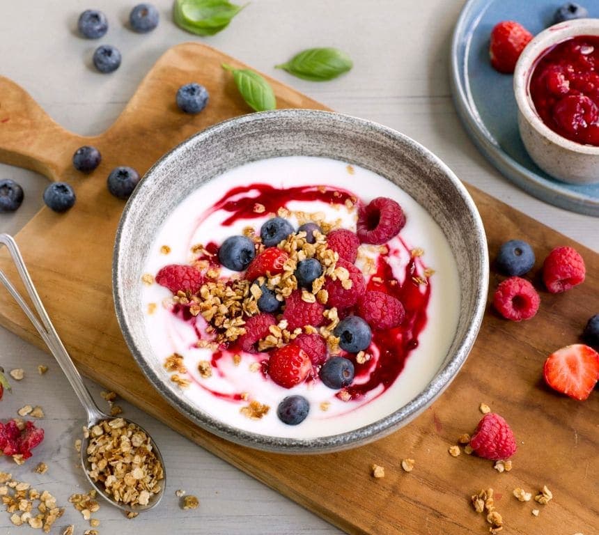 Frokost bowl med yoghurt