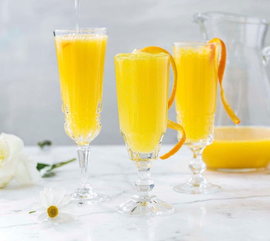 Sprudlende appelsinmocktail