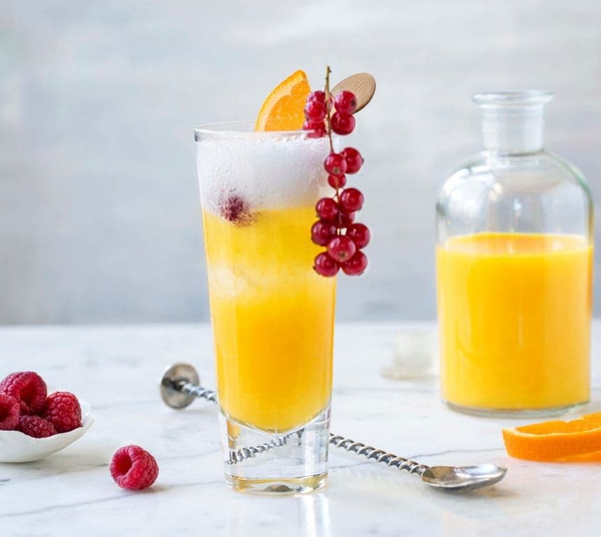 Fizzy appelsinmocktail