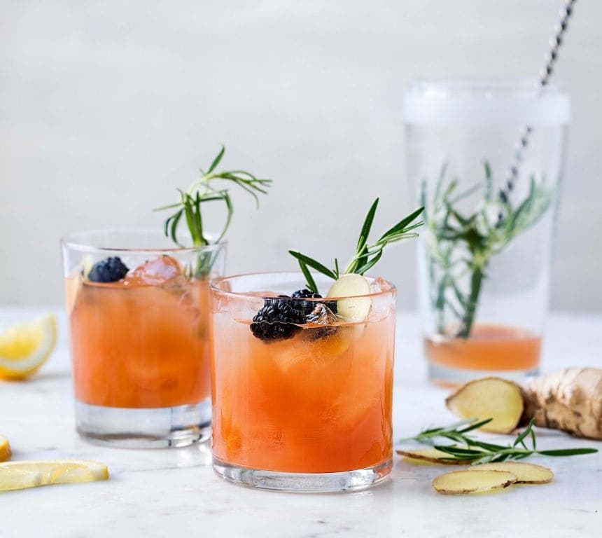 Søt og syrlig tranebærmocktail