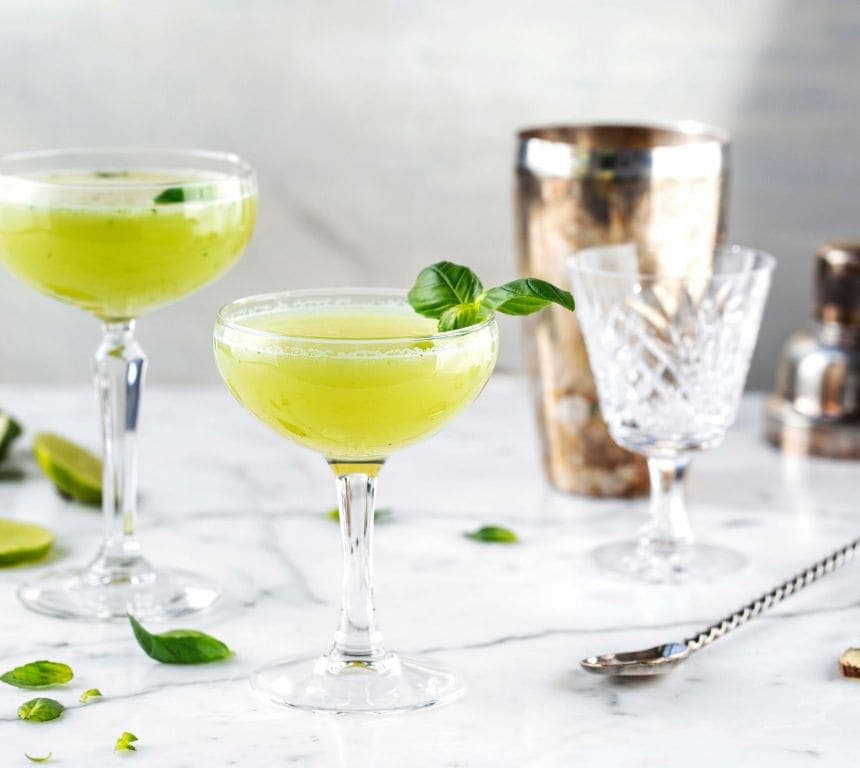 Basilikum mocktail