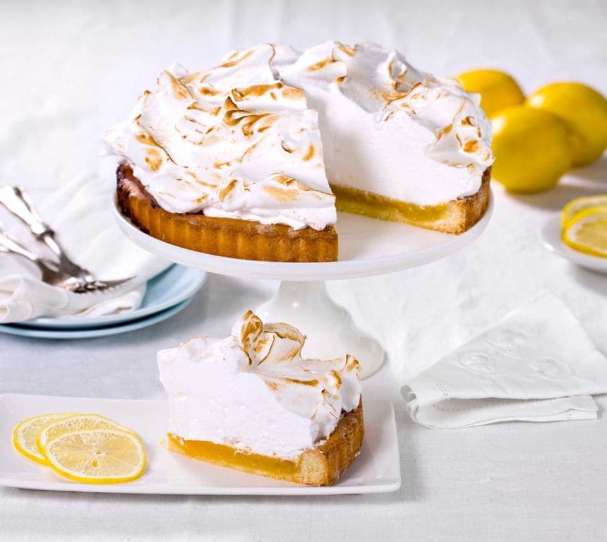 Sitronpai med marengs