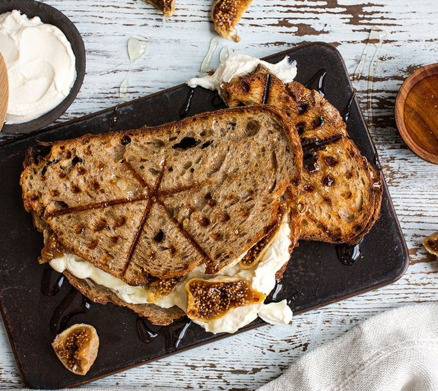 Toast med fiken og Snøfrisk