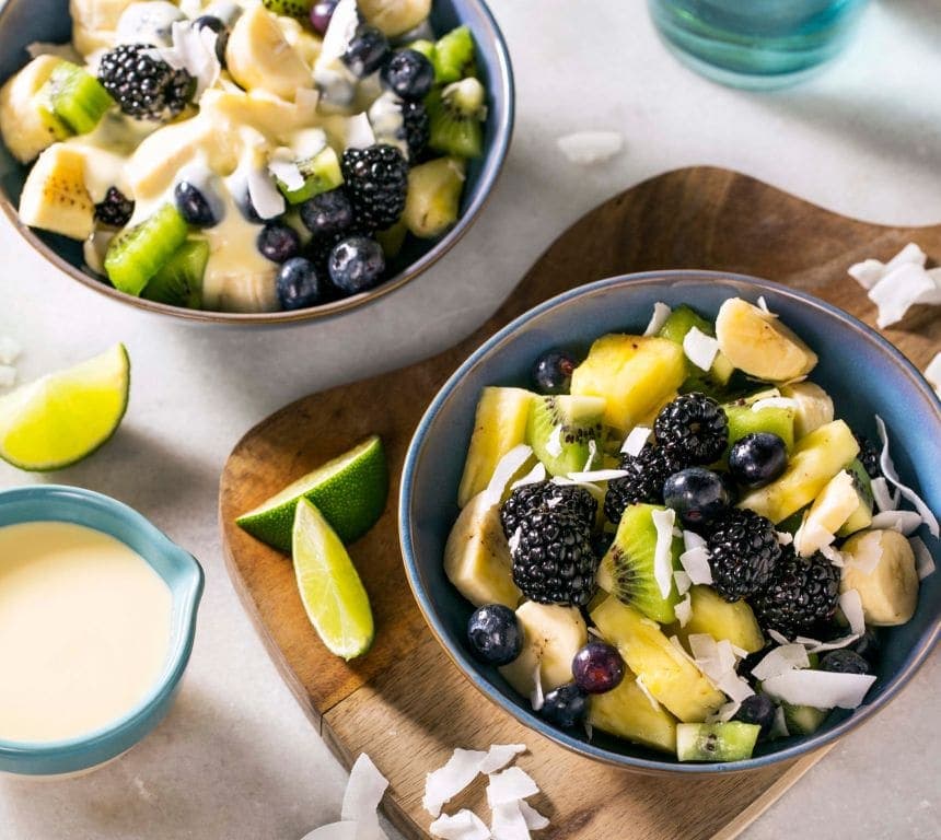 Tropisk fruktsalat (piña colada)