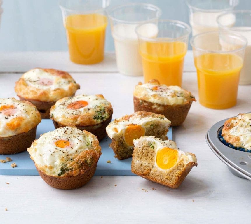 Fiberrike eggemuffins