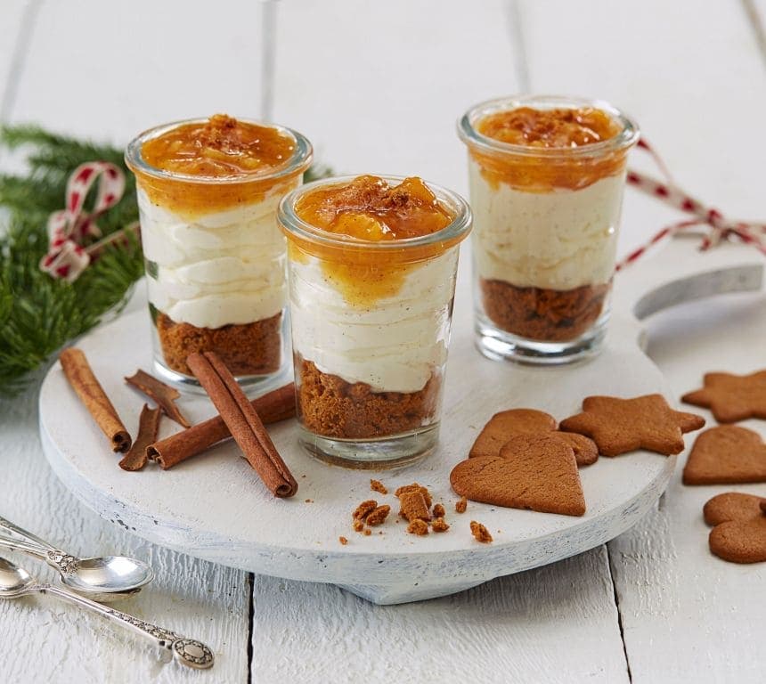 Porsjonsostekaker med julesmak