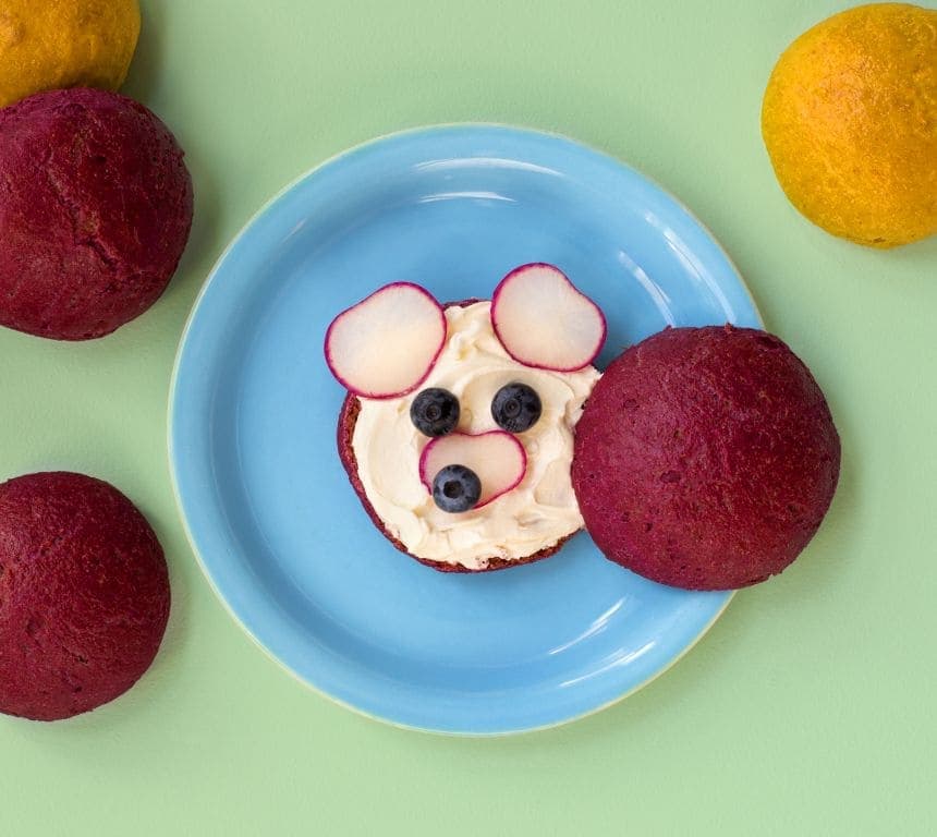 Rundstykker med farger