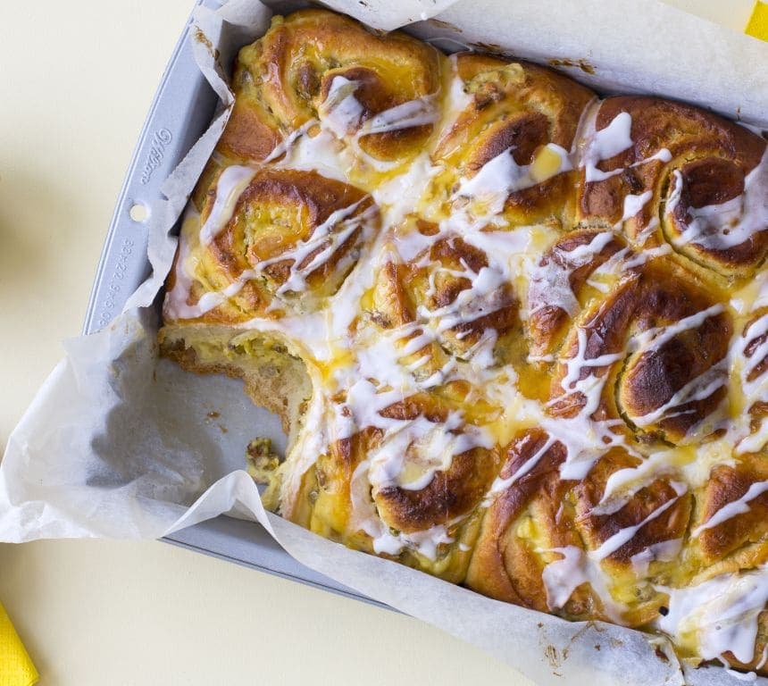 Appelsin- og vaniljeboller