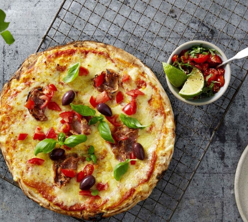 Enkel og rask hverdagspizza