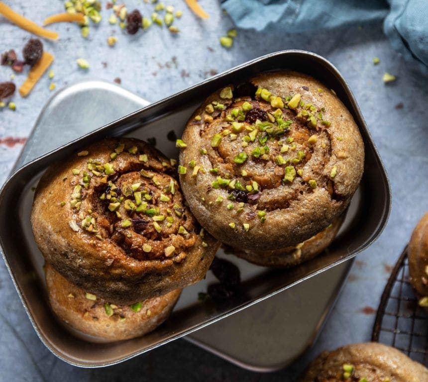 Kanelsnurrer med brunost