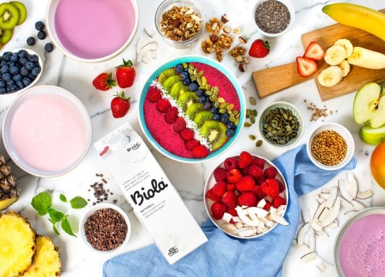 Smoothie bowls med Biola®