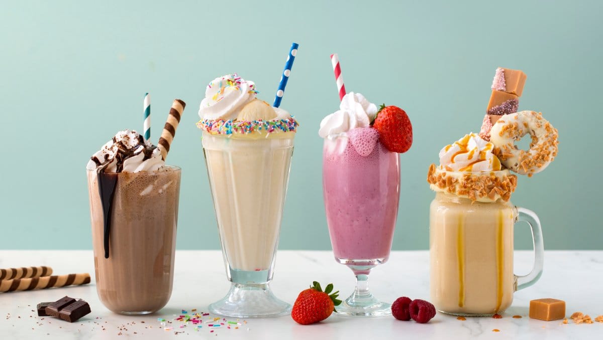 Fristende milkshake og freakshake