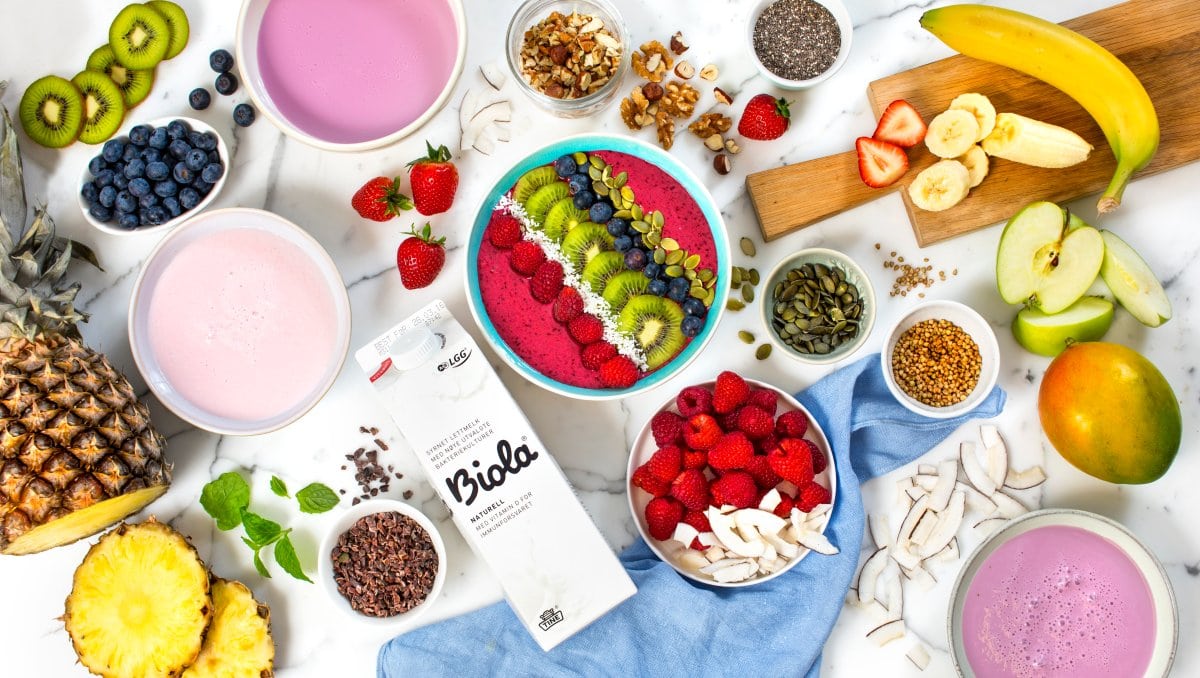 Smoothie bowls med Biola®