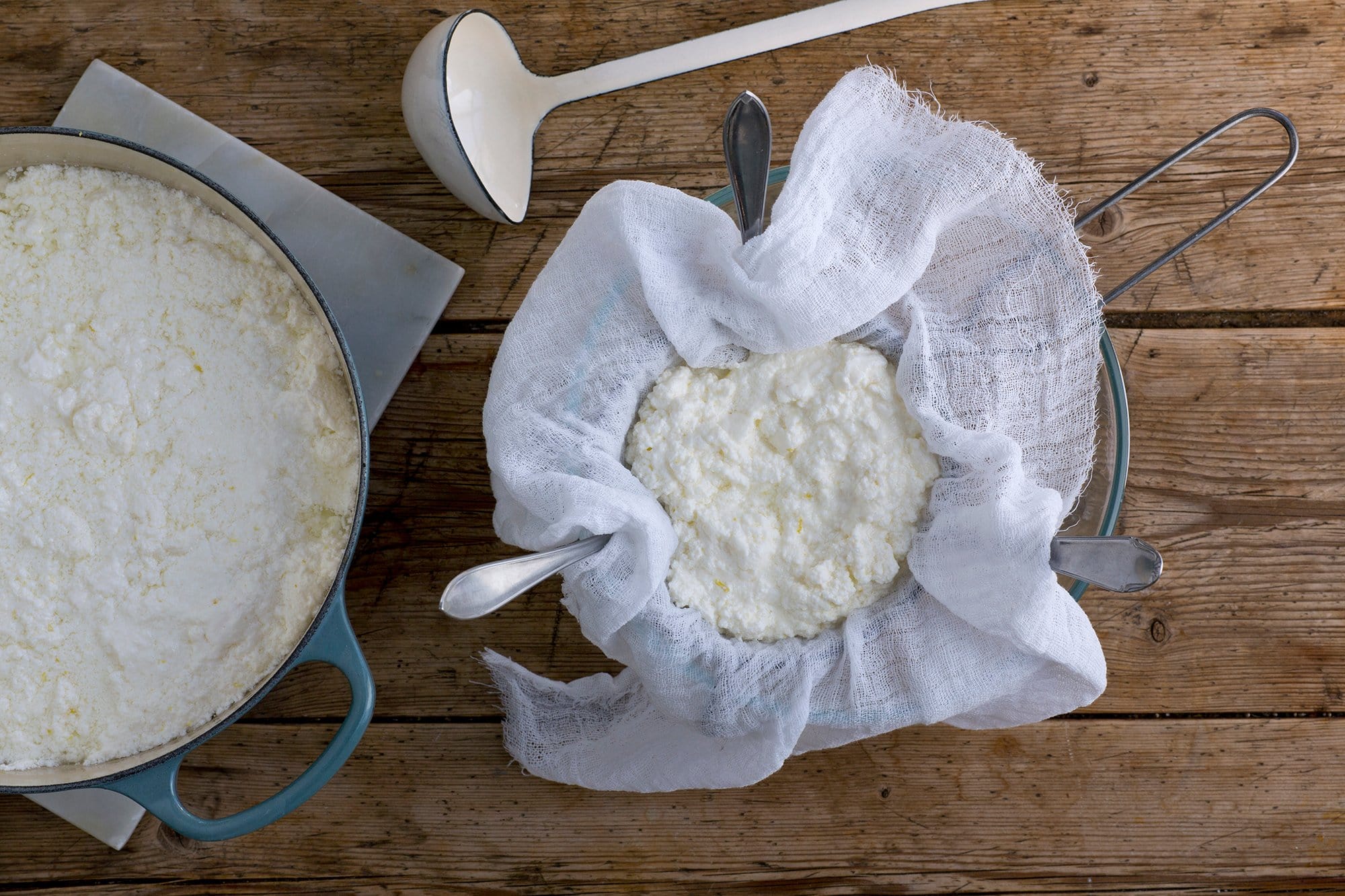 Trinn 4 - Lag din egen ost av kefir