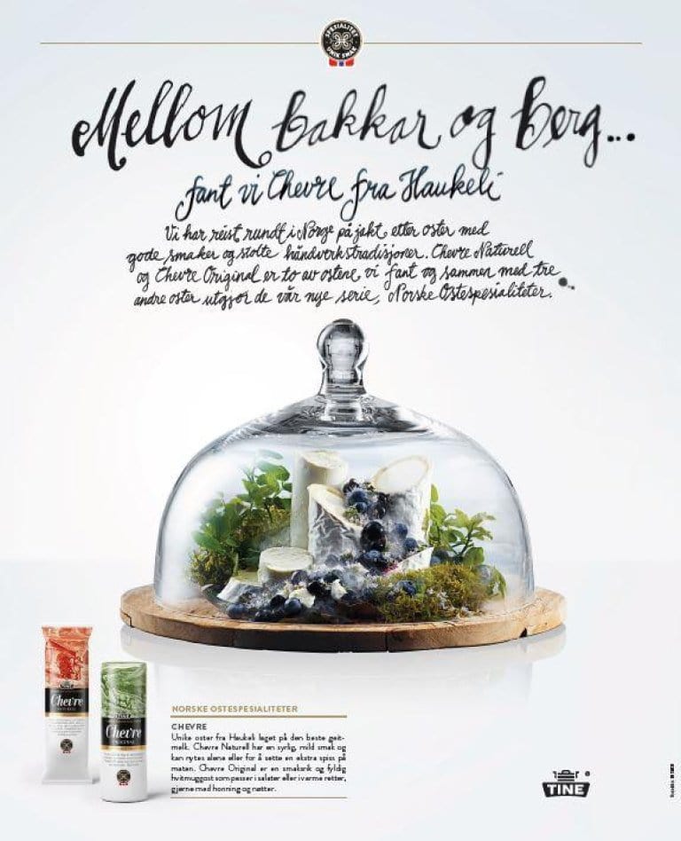 Mellom bakkar og berg... fant vi Chevre fra Haukeli.