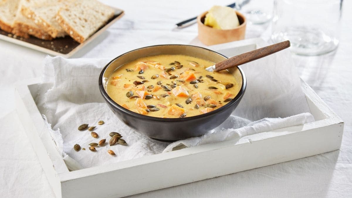 Kremet gresskarsuppe