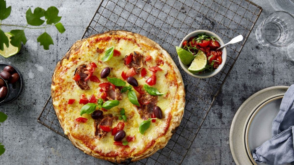 Enkel og rask hverdagspizza
