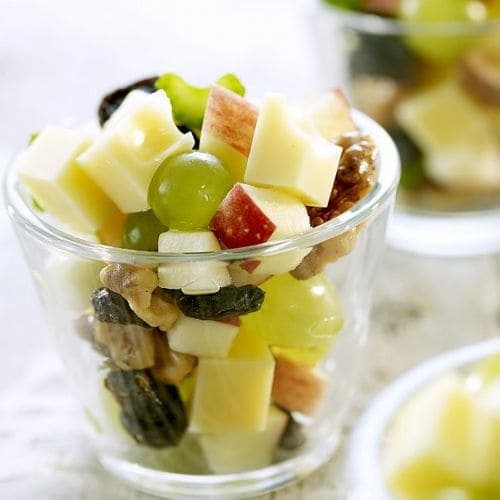Ostesnacksalat