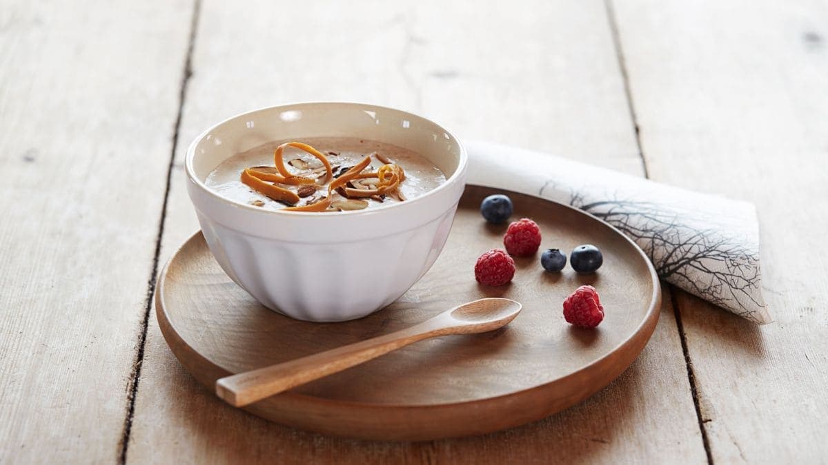 Kjøleskapsgrøt med brunost