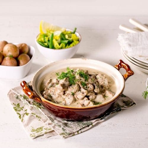 Lam i rømme og dill