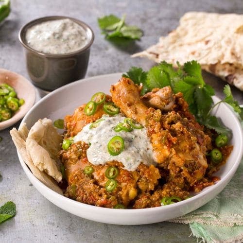 Peshawari kylling karahi